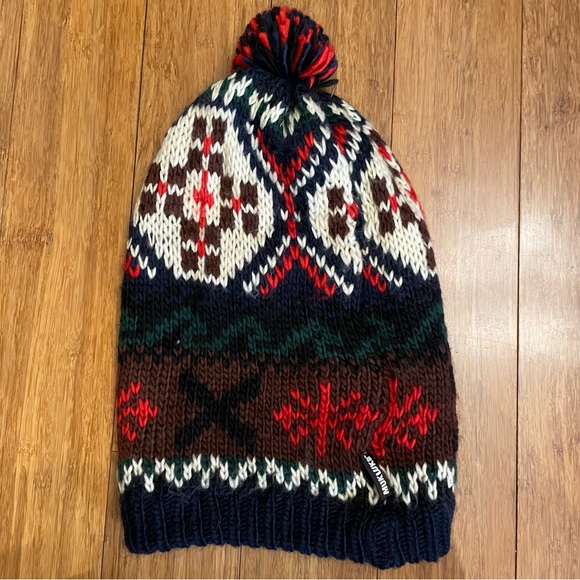 MUK LUKS Women's Fair Isle Slouch Beanie Toque - NWOT - Picture 3 of 3